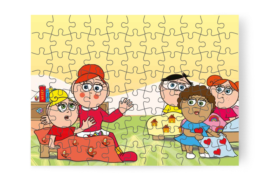 Kata elmondja, hogy hiányzik az anyukája – Katának hiányzik az anyukája puzzle, 88 darab [TC14-12-P88]