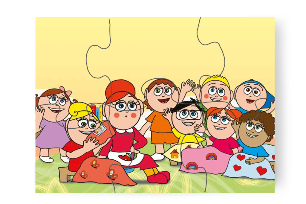 A többiek is anyukás párnát kérnek – Katának hiányzik az anyukája puzzle, 6 darab [TC14-16-P06]