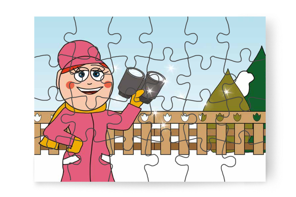 A varázstávcső megmutatja a gazdát – Márky és a Mikulás sapkája puzzle, 24 darab [TC15-15-P24]