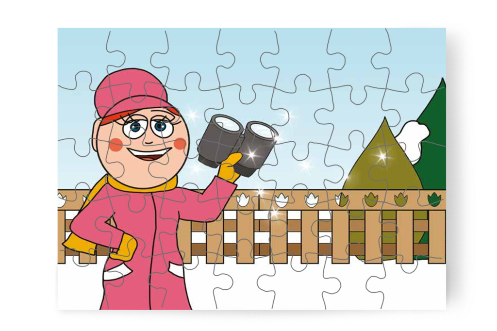 A varázstávcső megmutatja a gazdát – Márky és a Mikulás sapkája puzzle, 35 darab [TC15-15-P35]