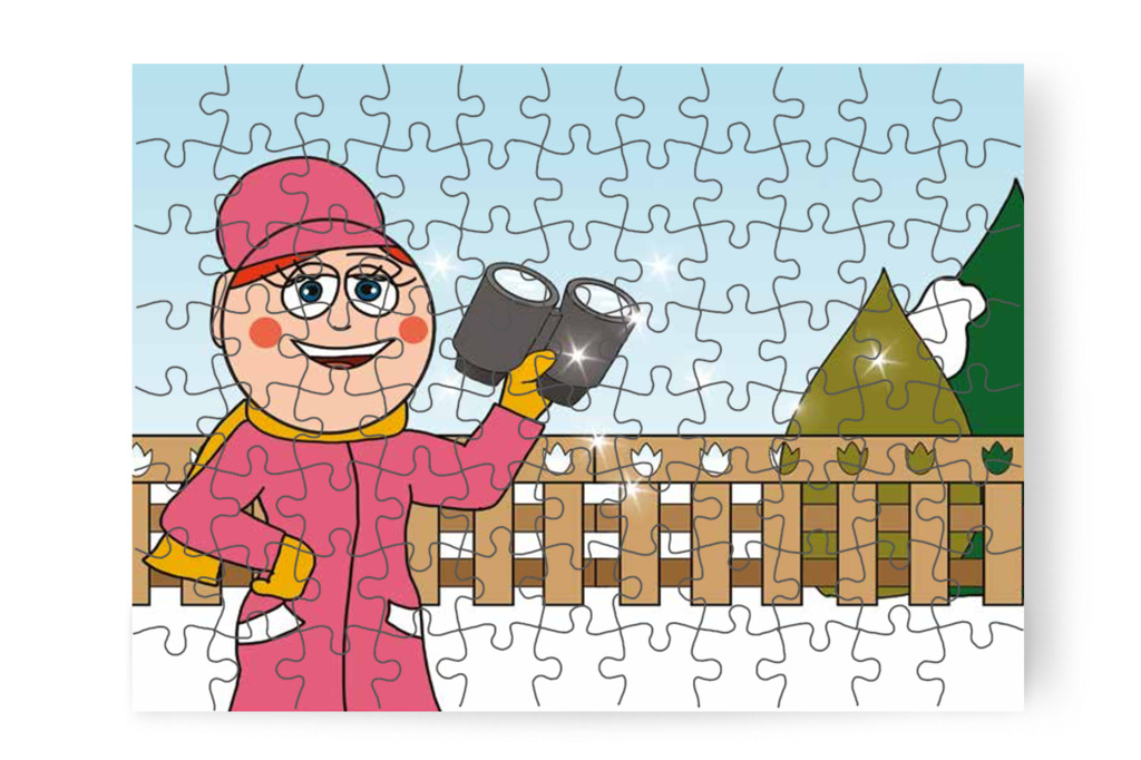 A varázstávcső megmutatja a gazdát – Márky és a Mikulás sapkája puzzle, 88 darab [TC15-15-P88]