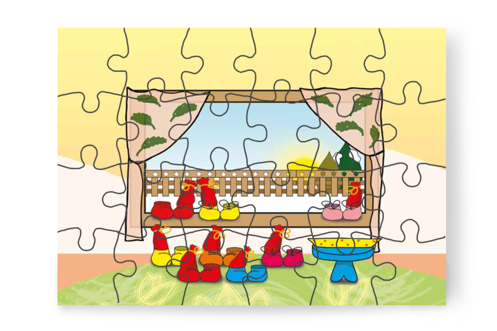 A Mikulás visszaviszi a sapkáját – Márky és a Mikulás sapkája puzzle, 24 darab [TC15-23-P24]