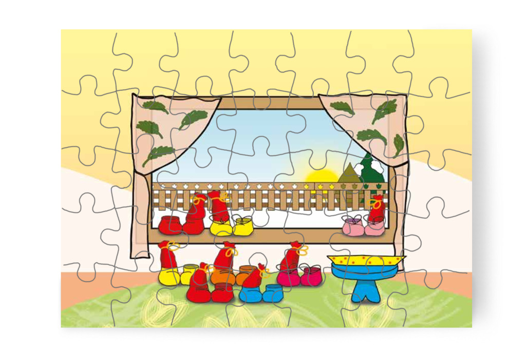 A Mikulás visszaviszi a sapkáját – Márky és a Mikulás sapkája puzzle, 35 darab [TC15-23-P35]