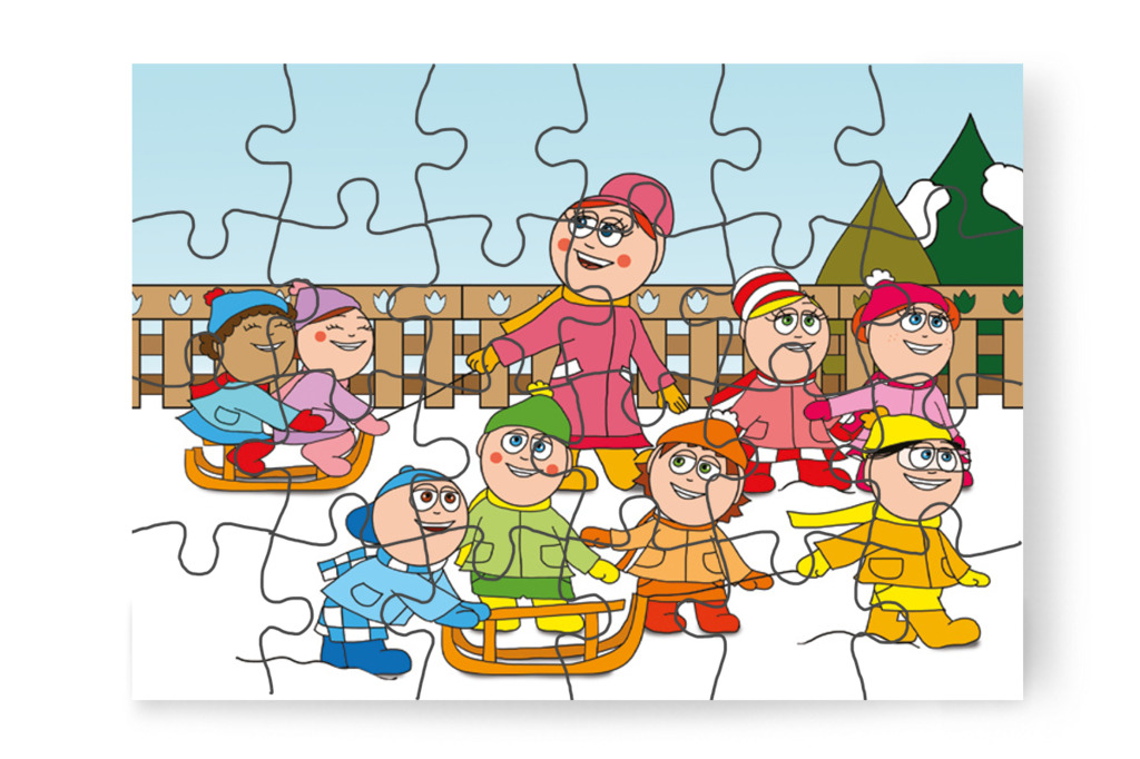 Dolly cumit hoz az óvodába – Dolly és a cumi puzzle, 24 darab [TC17-01-P24]