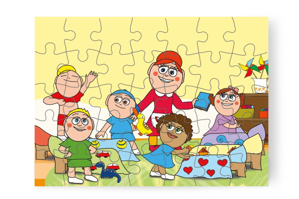 Dolly a cumival alszik el – Dolly és a cumi puzzle, 35 darab [TC17-02-P35]