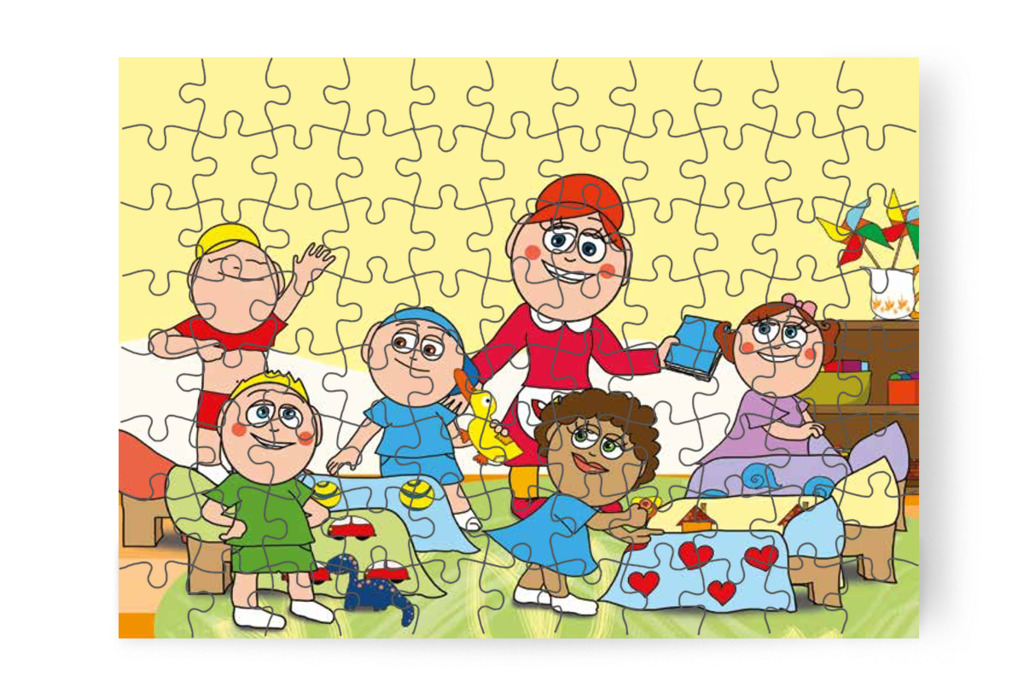 Dolly a cumival alszik el – Dolly és a cumi puzzle, 88 darab [TC17-02-P88]