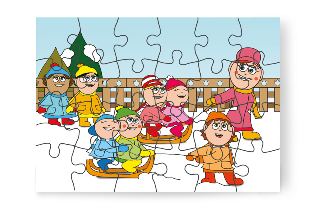 Egyre többen kezdenek rágcsálni – Dolly és a cumi puzzle, 24 darab [TC17-05-P24]