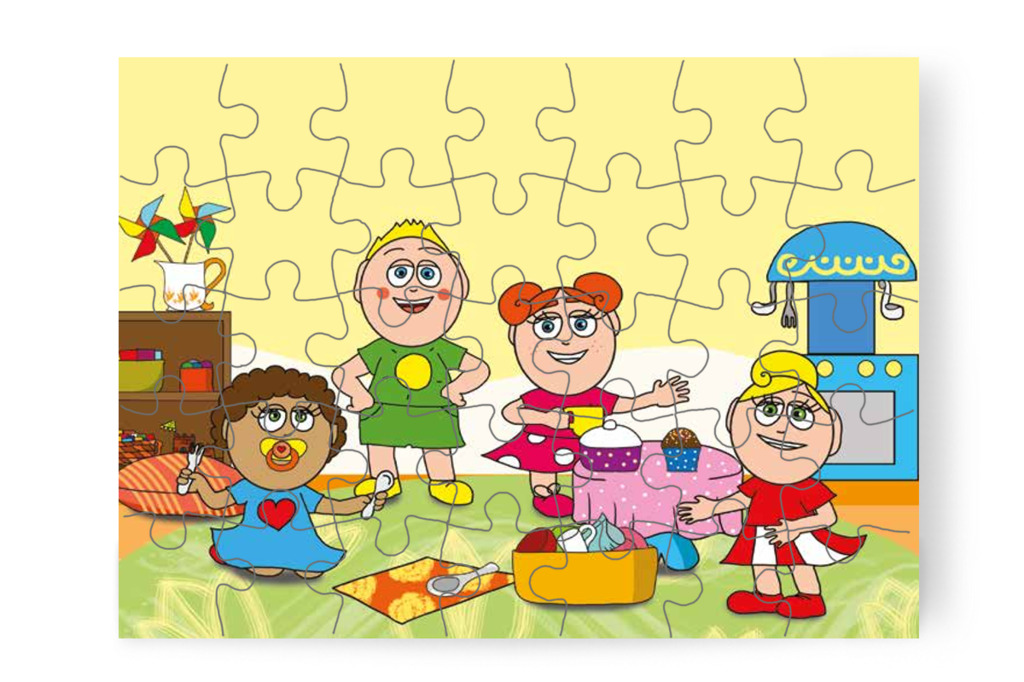 Óvónéni észreveszi az új szokást – Dolly és a cumi puzzle, 35 darab [TC17-06-P35]