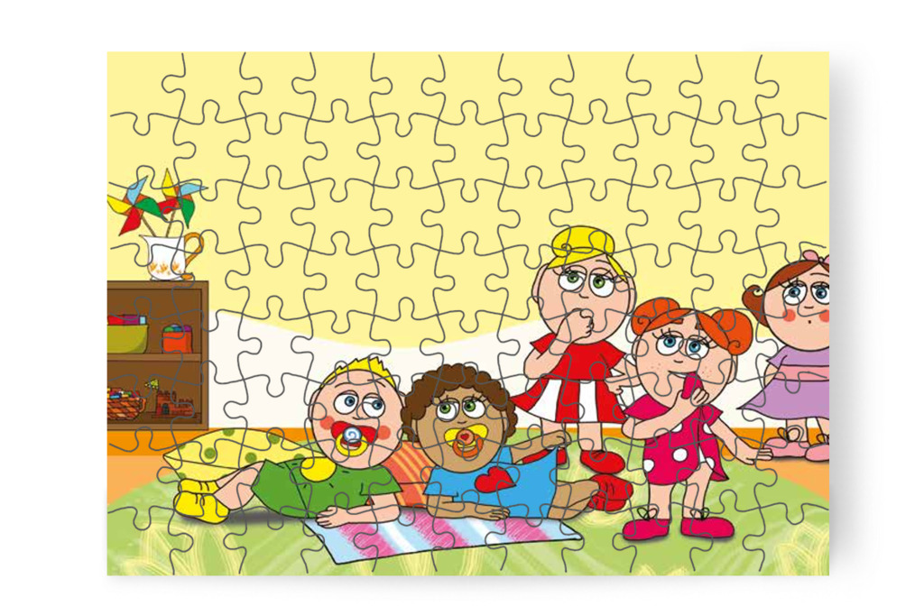 Óvónéni más játékot javasol – Dolly és a cumi puzzle, 88 darab [TC17-08-P88]