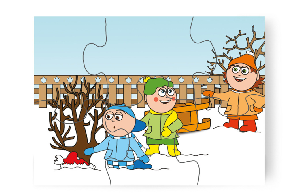 A gyerekek visszaveszik a holmijukat – Dolly és a cumi puzzle, 6 darab [TC17-11-P06]