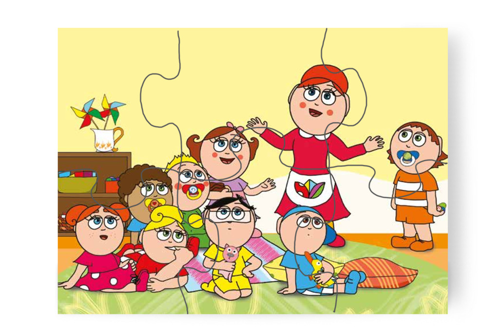 A gyerekek ígéretet tesznek – Dolly és a cumi puzzle, 6 darab [TC17-14-P06]