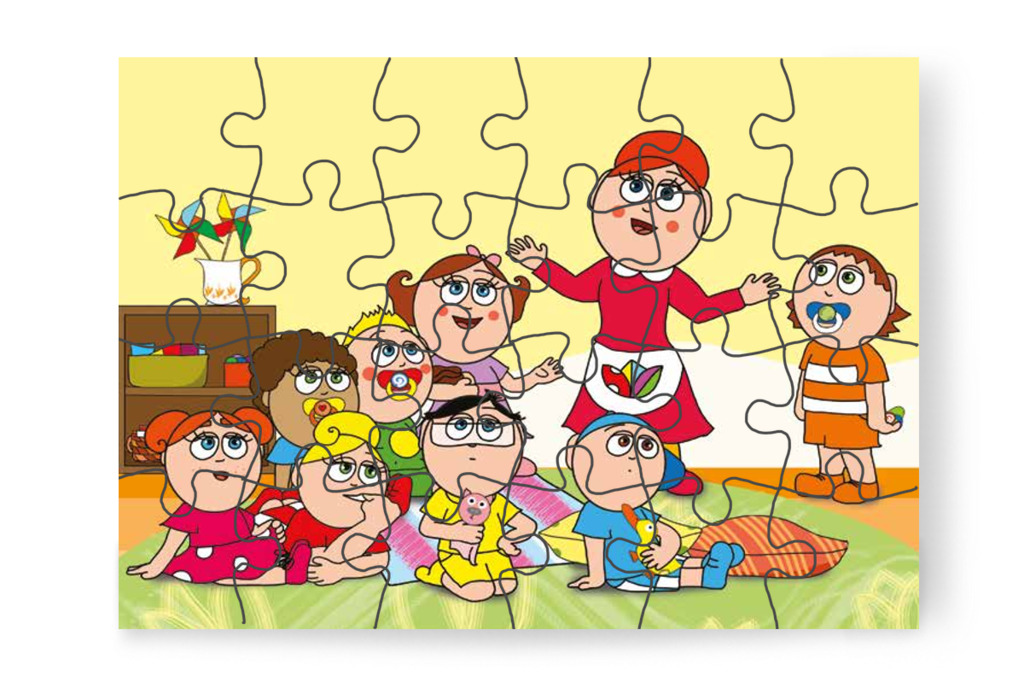 A gyerekek ígéretet tesznek – Dolly és a cumi puzzle, 24 darab [TC17-14-P24]