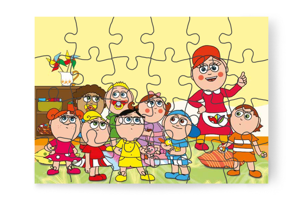 Dolly cumija spenótízű lett – Dolly és a cumi puzzle, 24 darab [TC17-16-P24]