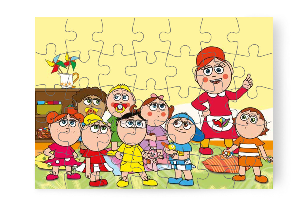 Dolly cumija spenótízű lett – Dolly és a cumi puzzle, 35 darab [TC17-16-P35]