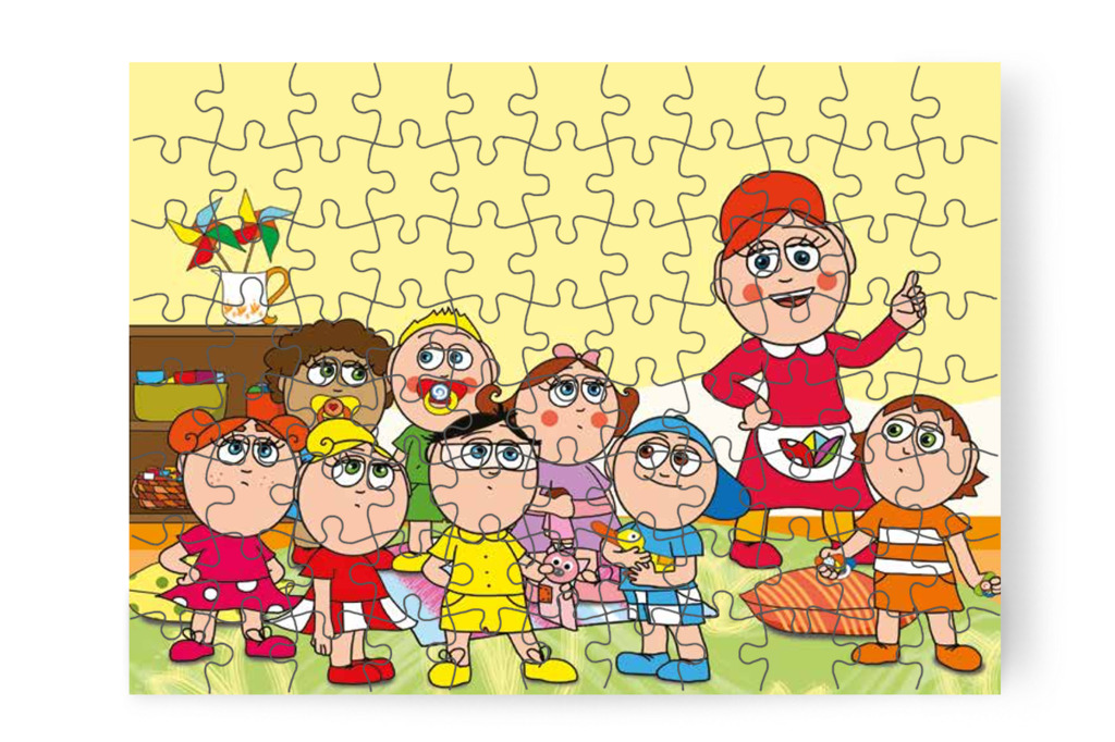 Dolly cumija spenótízű lett – Dolly és a cumi puzzle, 88 darab [TC17-16-P88]