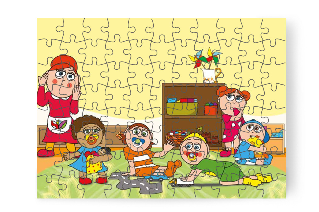 Óvónéni elárulja a varázslatot – Dolly és a cumi puzzle, 88 darab [TC17-18-P88]