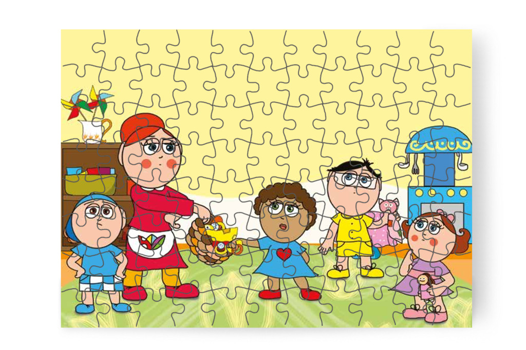 Márky és Klára is furcsa ízt érez – Dolly és a cumi puzzle, 88 darab [TC17-20-P88]