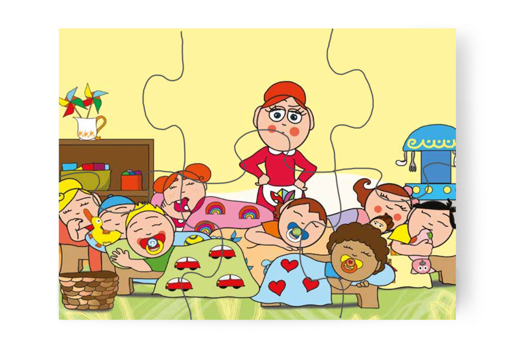 Patrik gumicukorízű cumit kérne – Dolly és a cumi puzzle, 6 darab [TC17-22-P06]