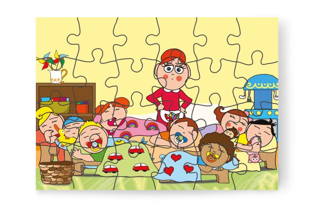 Patrik gumicukorízű cumit kérne – Dolly és a cumi puzzle, 24 darab [TC17-22-P24]