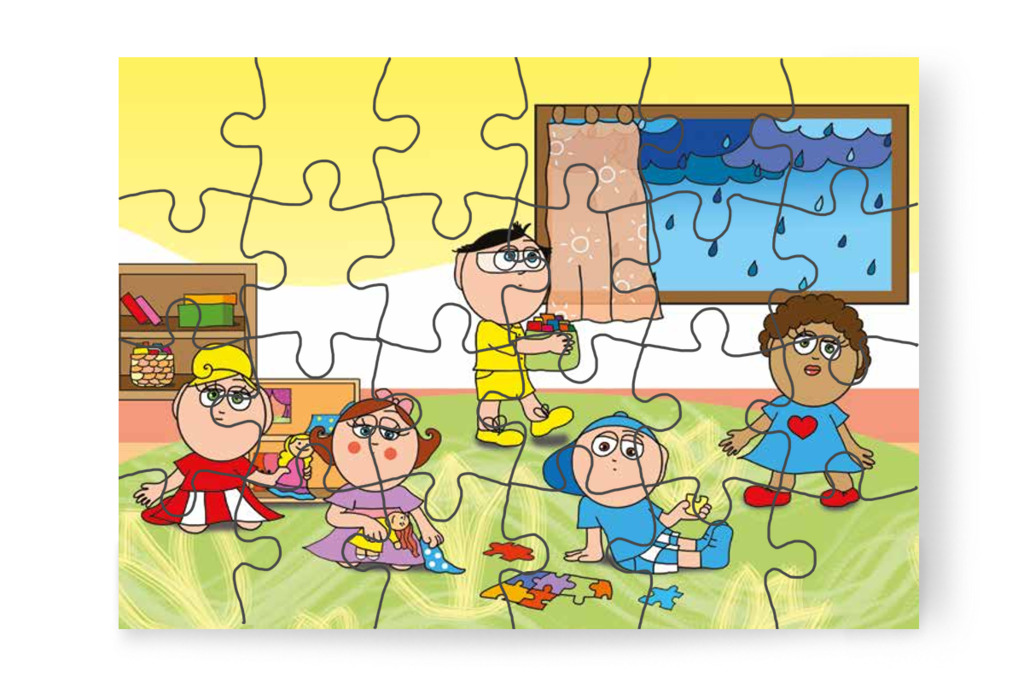 Borongós nap a Tulipán Csoportban – Egy hisztis nap puzzle, 24 darab [TC18-01-P24]