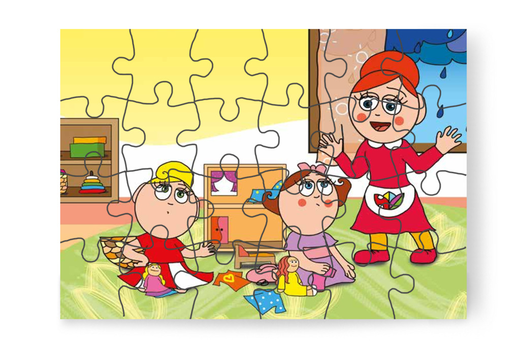 Óvónéni a babaruha megosztását kéri – Egy hisztis nap puzzle, 24 darab [TC18-03-P24]