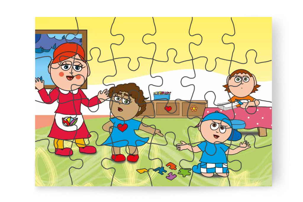 Dolly és Márky összeveszik a kirakón – Egy hisztis nap puzzle, 24 darab [TC18-05-P24]