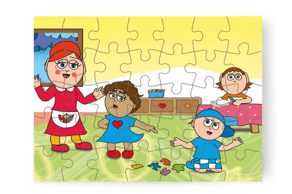 Dolly és Márky összeveszik a kirakón – Egy hisztis nap puzzle, 35 darab [TC18-05-P35]