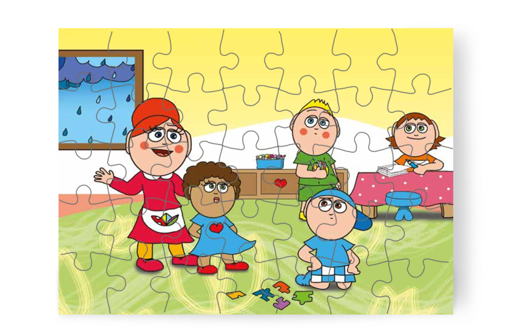 Óvónéni bocsánatkérésre kéri Márkyt – Egy hisztis nap puzzle, 35 darab [TC18-06-P35]