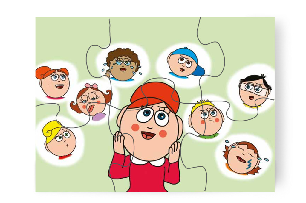 Óvónéni a sok veszekedésen töpreng – Egy hisztis nap puzzle, 6 darab [TC18-14-P06]