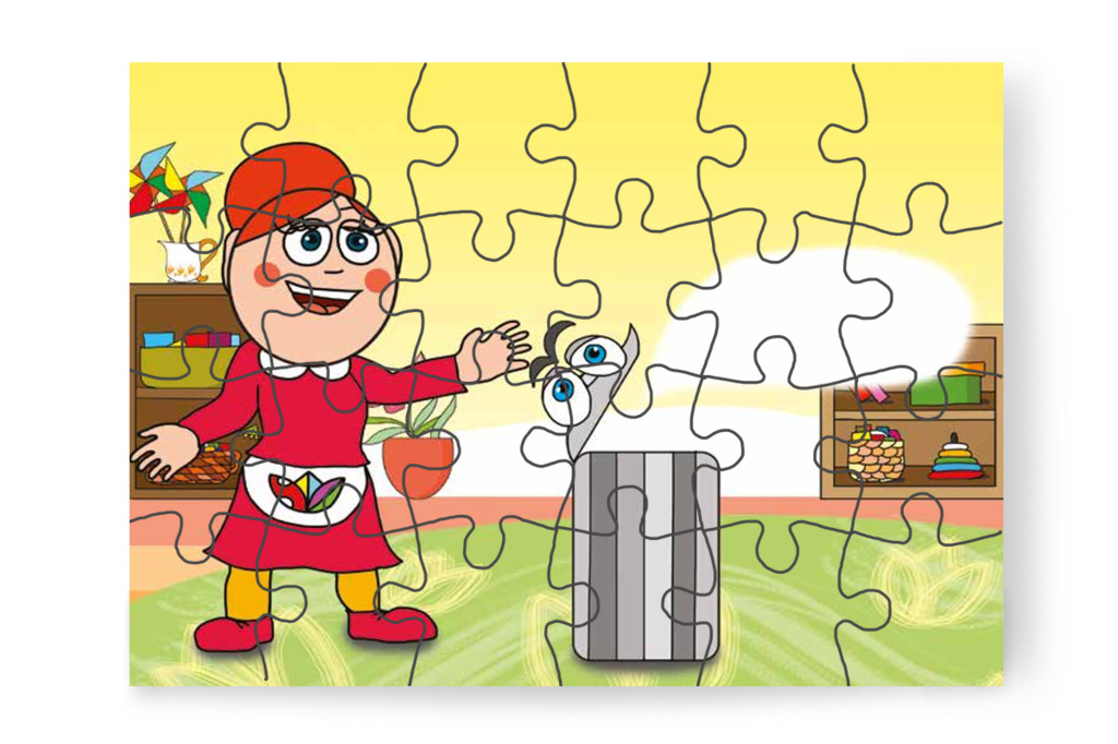 Bemutatkozik a hisztievő kuka – Egy hisztis nap puzzle, 24 darab [TC18-16-P24]