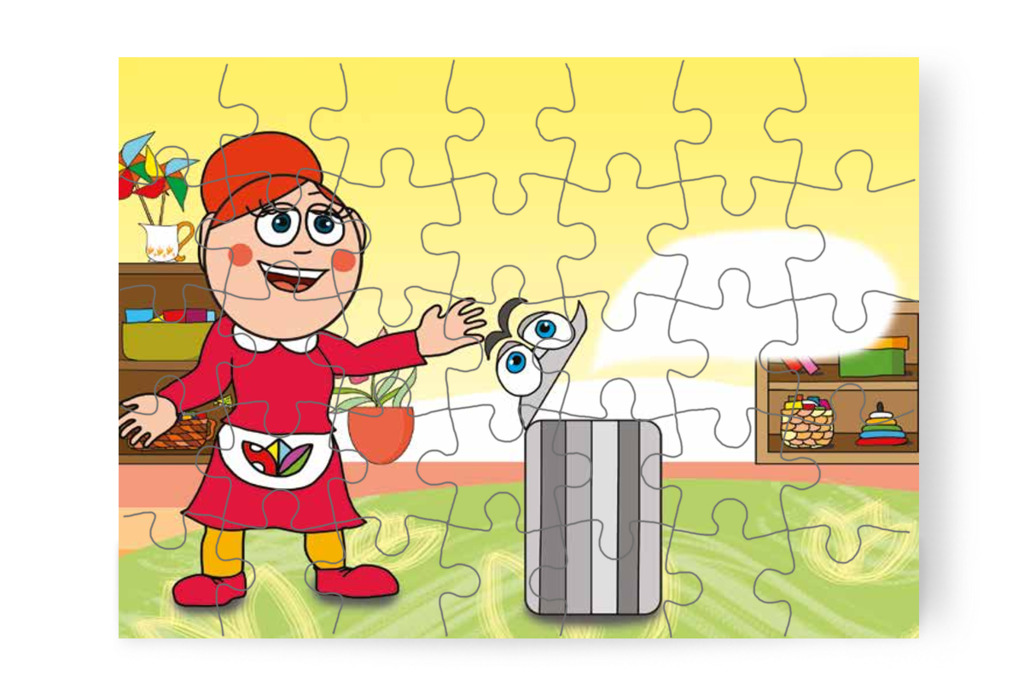 Bemutatkozik a hisztievő kuka – Egy hisztis nap puzzle, 35 darab [TC18-16-P35]