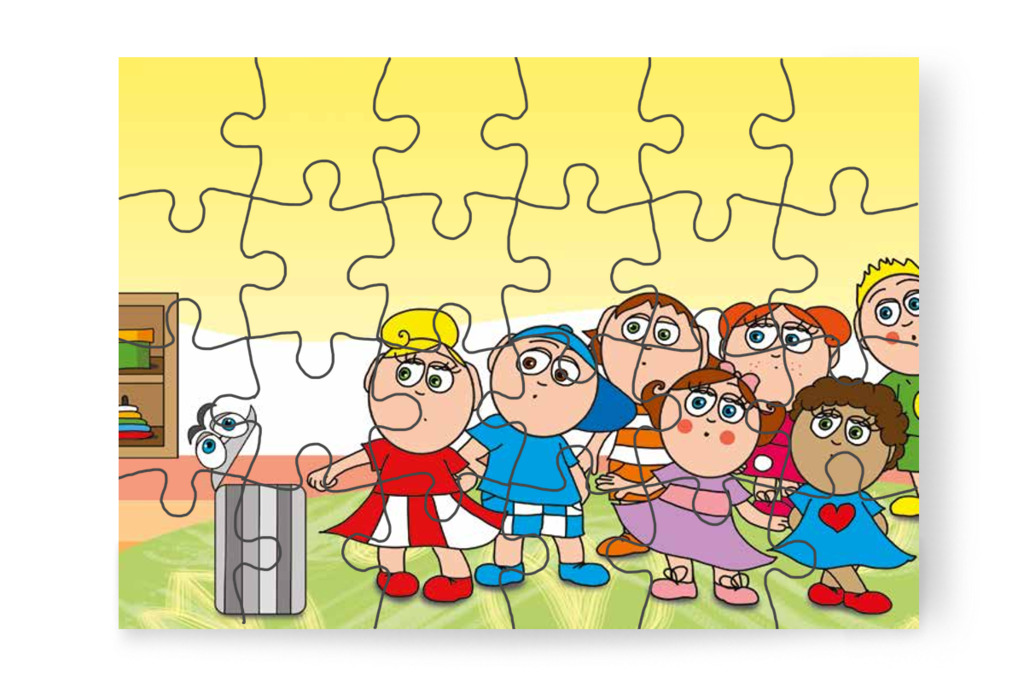 Kata elsőként dobja ki a hisztijét – Egy hisztis nap puzzle, 24 darab [TC18-17-P24]