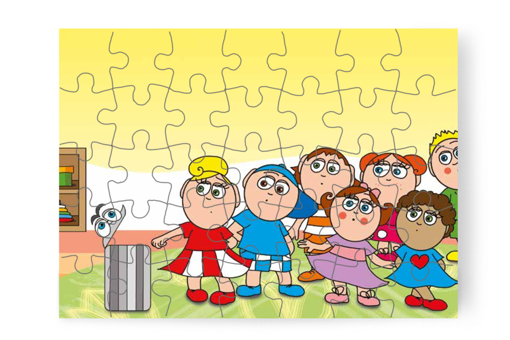 Kata elsőként dobja ki a hisztijét – Egy hisztis nap puzzle, 35 darab [TC18-17-P35]