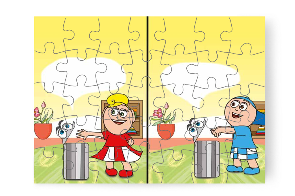 Márky is a Hisztikuka elé áll – Egy hisztis nap puzzle, 35 darab [TC18-18-P35]