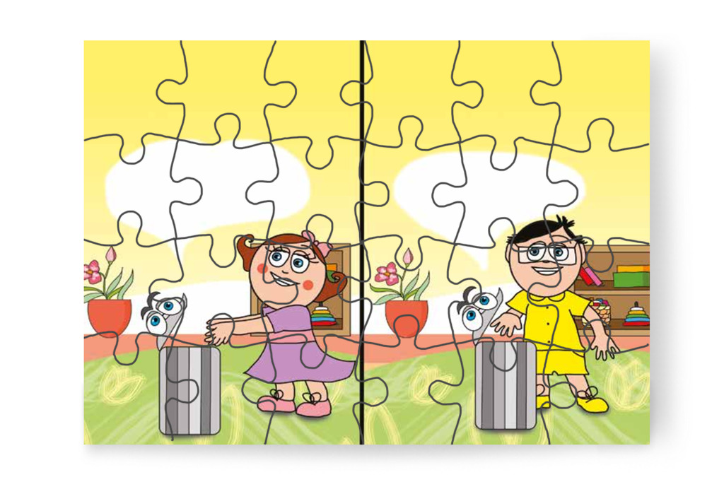 Natali és Tamás is sorra kerül – Egy hisztis nap puzzle, 24 darab [TC18-20-P24]