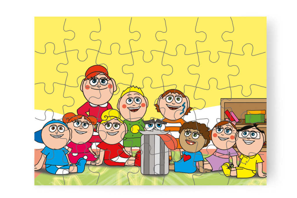 A Hisztikuka megtelik, a gyerekek mosolyognak – Egy hisztis nap puzzle, 35 darab [TC18-22-P35]