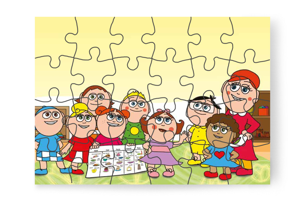 Natali bocsánatot kér az étlapért – Natali és az óvoda étlapja puzzle, 24 darab [TC19-22-P24]