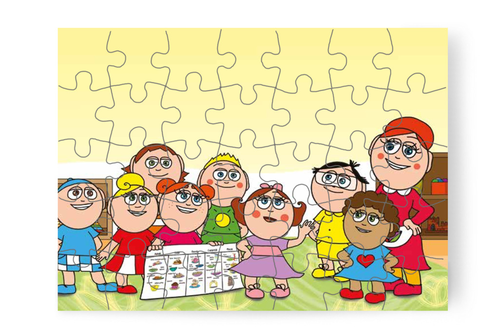 Natali bocsánatot kér az étlapért – Natali és az óvoda étlapja puzzle, 35 darab [TC19-22-P35]