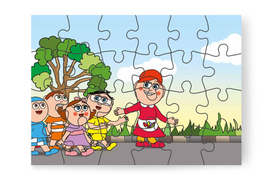 Natali Gergőről kérdezi Tamást – Tamás és a kutyusok puzzle, 24 darab [TC21-08-P24]