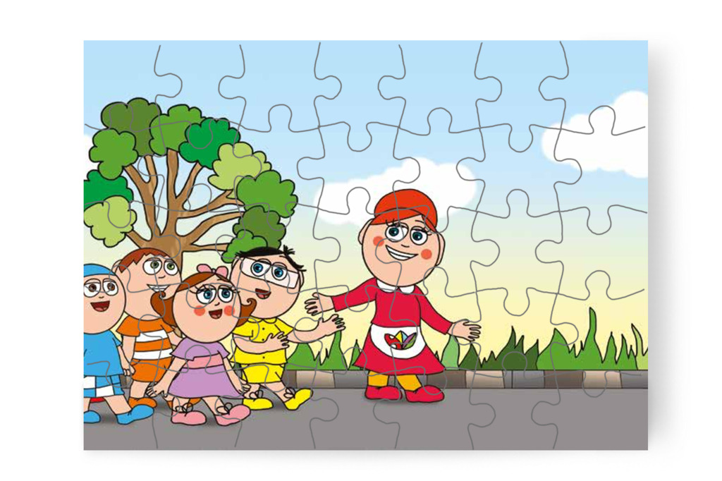 Natali Gergőről kérdezi Tamást – Tamás és a kutyusok puzzle, 35 darab [TC21-08-P35]