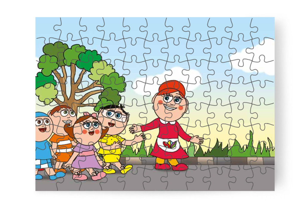 Natali Gergőről kérdezi Tamást – Tamás és a kutyusok puzzle, 88 darab [TC21-08-P88]