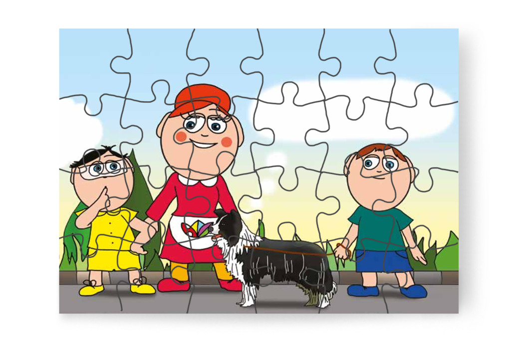 Tamás rájön a varázslat titkára – Tamás és a kutyusok puzzle, 24 darab [TC21-15-P24]