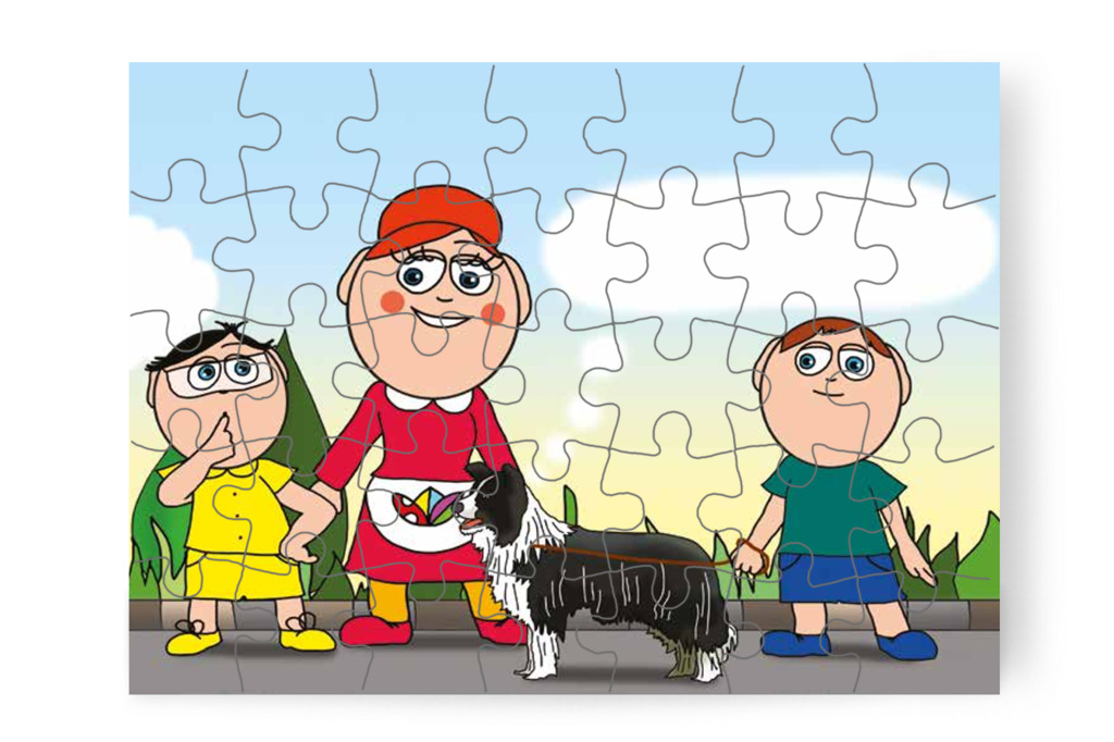 Tamás rájön a varázslat titkára – Tamás és a kutyusok puzzle, 35 darab [TC21-15-P35]