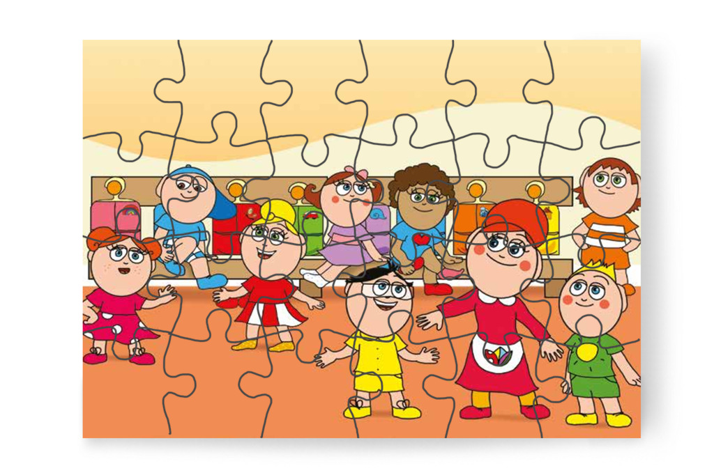 A csoport madárlesre készül – Klára és a hangos autó puzzle, 24 darab [TC22-01-P24]