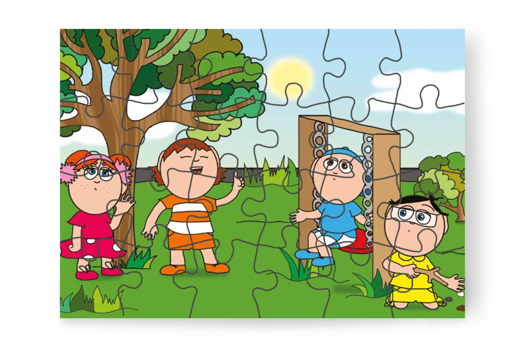 Ádám továbbra sem érti Klárát – Klára és a hangos autó puzzle, 24 darab [TC22-15-P24]