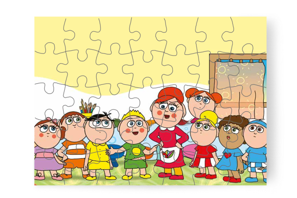 A pöttyökről kiderül, hogy festékből vannak – Patrik és a kiütések puzzle, 35 darab [TC23-07-P35]