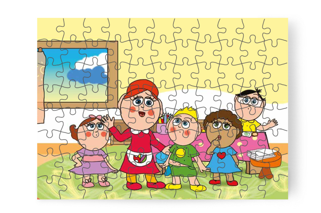 Óvónéni most valódi kiütéseket lát – Patrik és a kiütések puzzle, 88 darab [TC23-11-P88]
