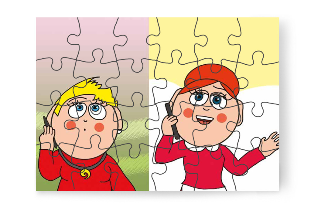 Óvónéni felhívja Patrik anyukáját – Patrik és a kiütések puzzle, 24 darab [TC23-12-P24]