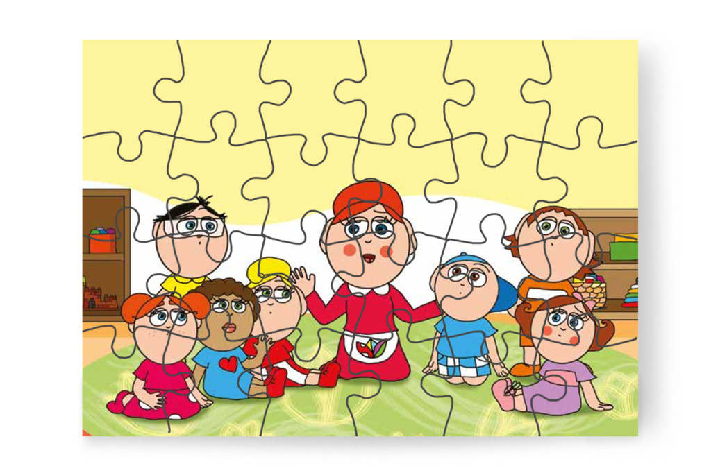 A gyerekek megtudják, miért marad otthon Patrik – Patrik és a kiütések puzzle, 24 darab [TC23-13-P24]