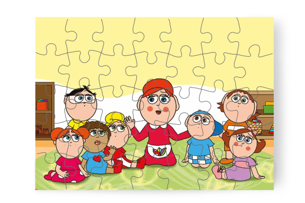 A gyerekek megtudják, miért marad otthon Patrik – Patrik és a kiütések puzzle, 35 darab [TC23-13-P35]
